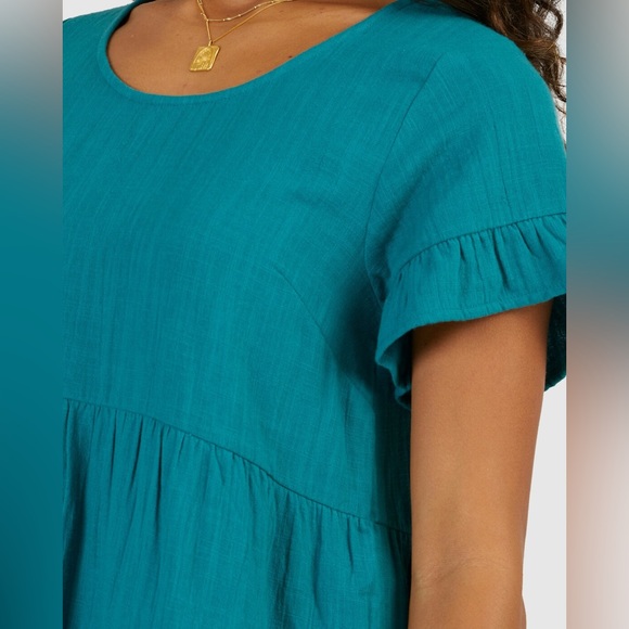 Billabong Flutter Sleeve Mini Dress - Picture 4 of 4